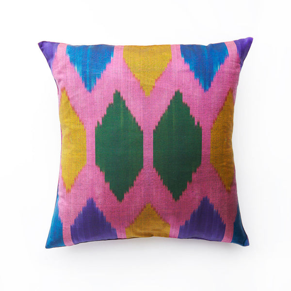 Beehive Throw Pillow - Uzbekistan